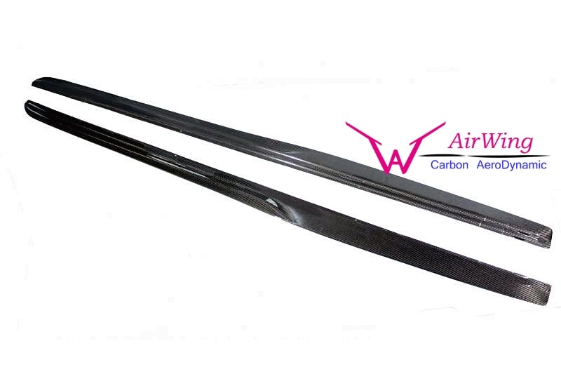 W205 C63 - PSM style Carbon Side Skirt Splitter 03
